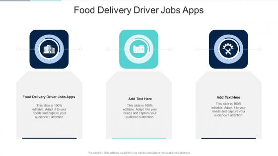 Food Delivery Driver Jobs Apps In Powerpoint And Google Slides Cpb