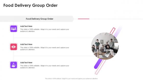Food Delivery Group Order In Powerpoint And Google Slides Cpb