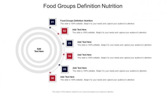 Food Groups Definition Nutrition In Powerpoint And Google Slides Cpb