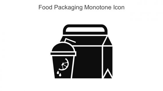 Food Packaging Monotone Icon In Powerpoint Pptx Png And Editable Eps Format