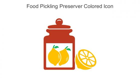 Food Pickling Preserver Colored Icon In Powerpoint Pptx Png And Editable Eps Format