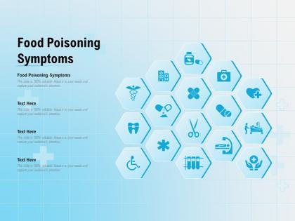 Food poisoning symptoms ppt powerpoint presentation layouts backgrounds