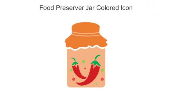 Food Preserver Jar Colored Icon In Powerpoint Pptx Png And Editable Eps Format