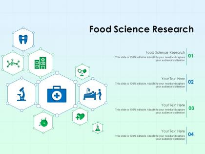 Food science research ppt powerpoint presentation portfolio graphics example