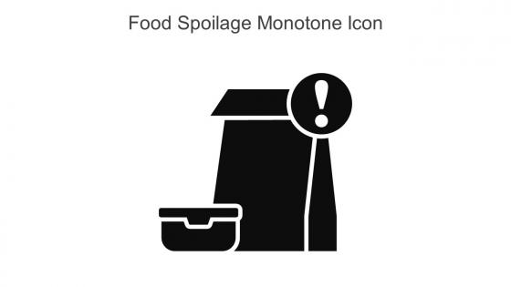 Food Spoilage Monotone Icon In Powerpoint Pptx Png And Editable Eps Format