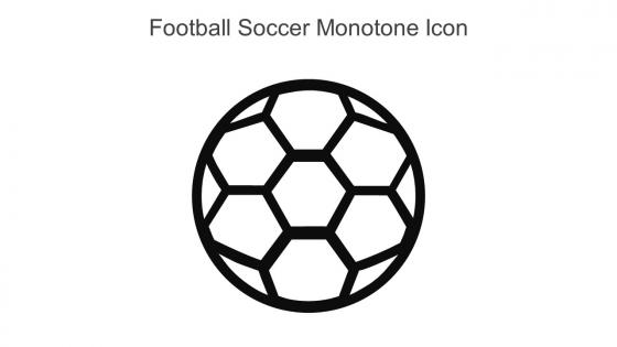 Football Soccer Monotone Icon In Powerpoint Pptx Png And Editable Eps Format