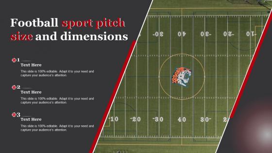 Football Sport Pitch Size And Dimensions