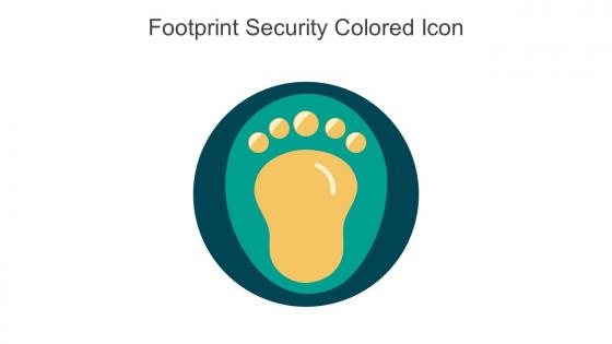 Footprint Security Colored Icon In Powerpoint Pptx Png And Editable Eps Format