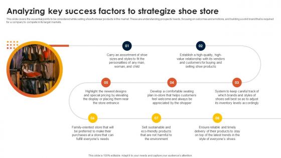 Footwear Industry Business Plan Analyzing Key Success Factors To Strategize Shoe Store BP SS