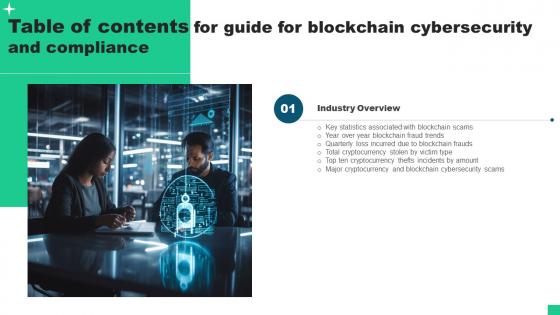 For Guide For Blockchain Cybersecurity And Compliance Table Of Contents BCT SS V