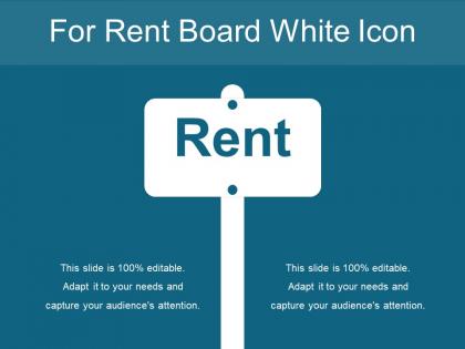 For rent board white icon
