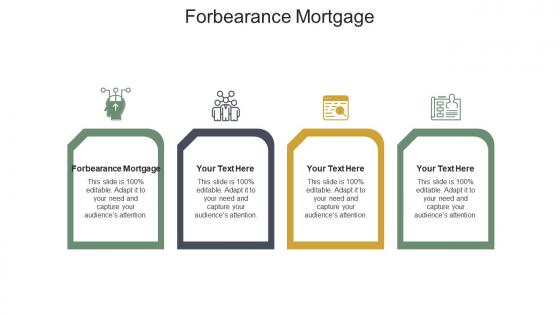 Forbearance mortgage ppt powerpoint presentation slides layout ideas cpb