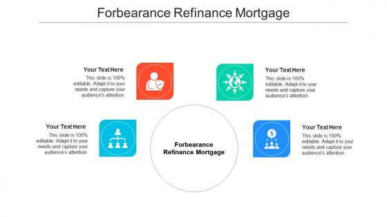 Forbearance refinance mortgage ppt powerpoint presentation portfolio visuals cpb