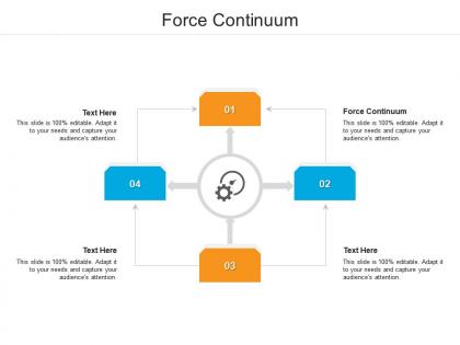 Force continuum ppt powerpoint presentation inspiration shapes cpb