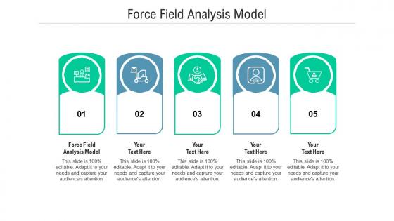 Force field analysis model ppt powerpoint presentation outline clipart images cpb