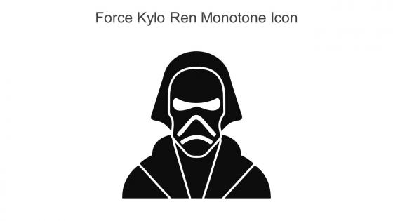 Force Kylo Ren Monotone Icon In Powerpoint Pptx Png And Editable Eps Format