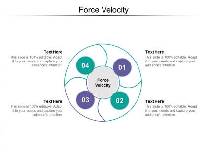Force velocity ppt powerpoint presentation inspiration guide cpb