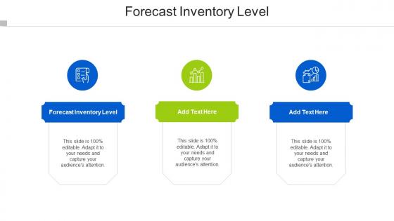 Forecast Inventory Level Ppt Powerpoint Presentation Slides Images Cpb