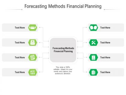 Forecasting methods financial planning ppt powerpoint presentation tips cpb