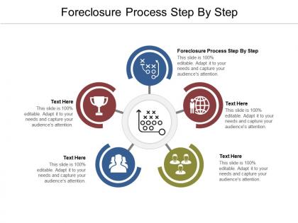 Foreclosure process step by step ppt powerpoint presentation infographics grid cpb