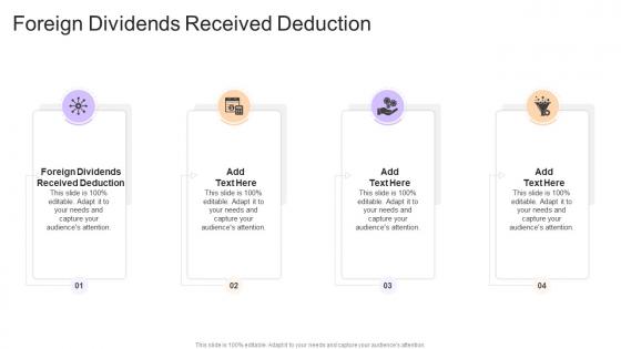 Foreign Dividends Received Deduction In Powerpoint And Google Slides Cpb