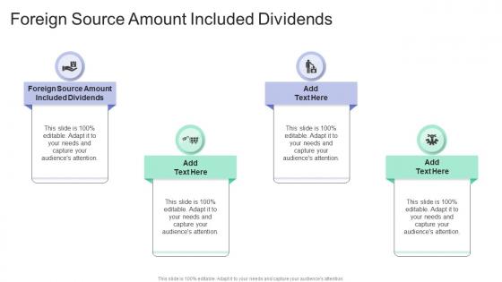 Foreign Source Amount Included Dividends In Powerpoint And Google Slides Cpb