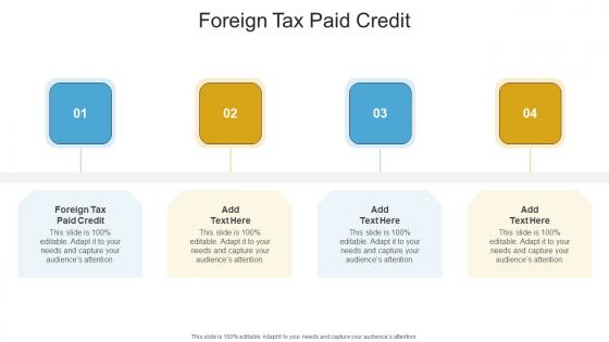 Foreign Tax Paid Credit In Powerpoint And Google Slides Cpb