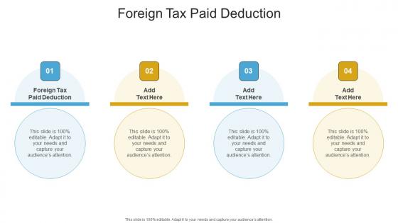 Foreign Tax Paid Deduction In Powerpoint And Google Slides Cpb