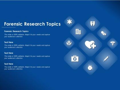 Forensic research topics ppt powerpoint presentation styles images