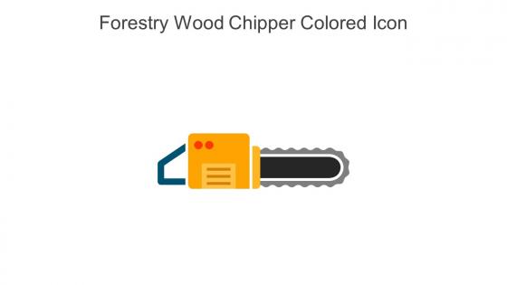 Forestry Wood Chipper Colored Icon In Powerpoint Pptx Png And Editable Eps Format
