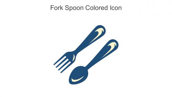 Fork Spoon Colored Icon In Powerpoint Pptx Png And Editable Eps Format