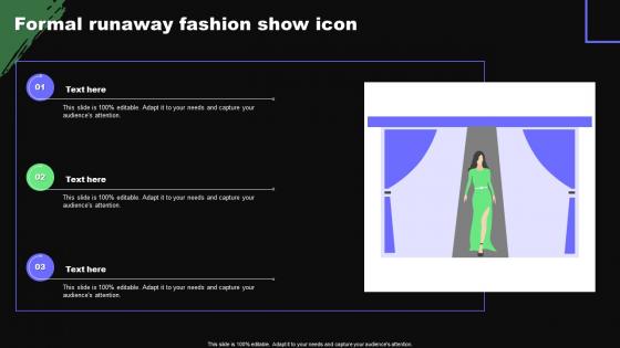 Formal Runaway Fashion Show Icon