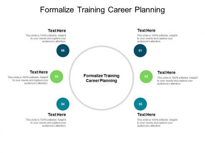Formalize training career planning ppt powerpoint presentation samples cpb