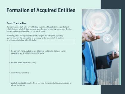 Formation of acquired entities development ppt powerpoint portfolio