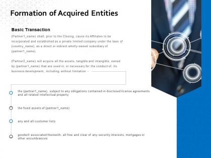 Formation of acquired entities ppt powerpoint presentation show design