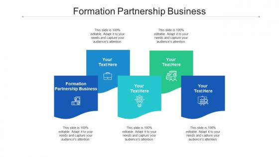 Formation partnership business ppt powerpoint presentation icon show cpb