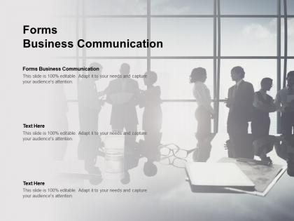 Forms business communication ppt powerpoint presentation professional microsoft cpb