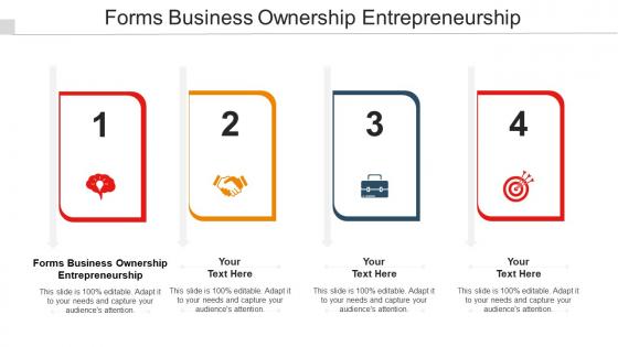 Forms Business Ownership Entrepreneurship Ppt Powerpoint Presentation Layouts Layout Ideas Cpb