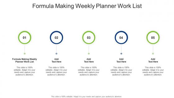 Formula Making Weekly Planner Work List In Powerpoint And Google Slides Cpb
