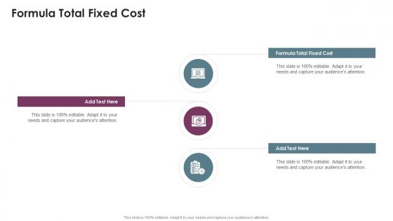 Formula Total Fixed Cost In Powerpoint And Google Slides Cpb