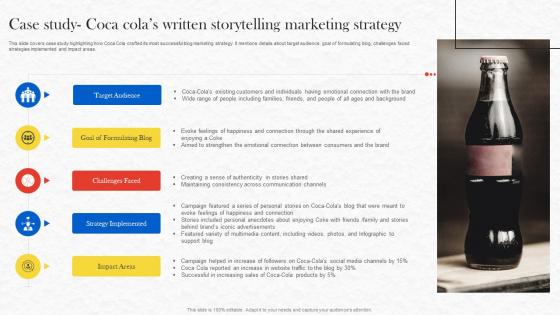 Formulating Storytelling Marketing Case Study Coca Colas Written Storytelling Marketing MKT SS V