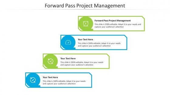 Forward pass project management ppt powerpoint presentation styles tips cpb