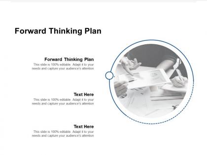 Forward thinking plan ppt powerpoint presentation icon mockup cpb