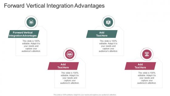 Forward Vertical Integration Advantages In Powerpoint And Google Slides Cpb