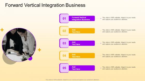 Forward Vertical Integration Business In Powerpoint And Google Slides Cpb
