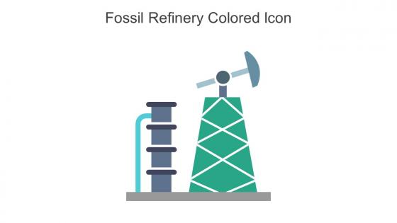 Fossil Refinery Colored Icon In Powerpoint Pptx Png And Editable Eps Format