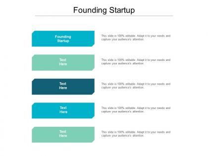 Founding startup ppt powerpoint presentation styles deck cpb