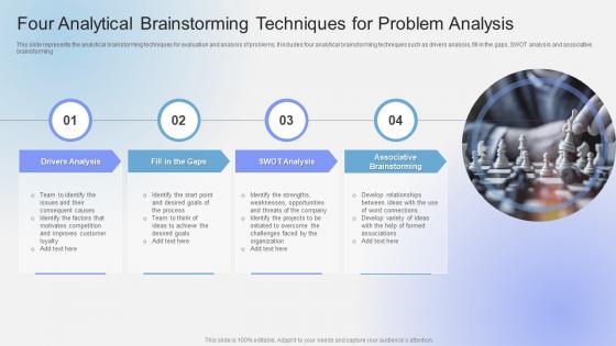 Four Analytical Brainstorming Techniques For Problem Analysis