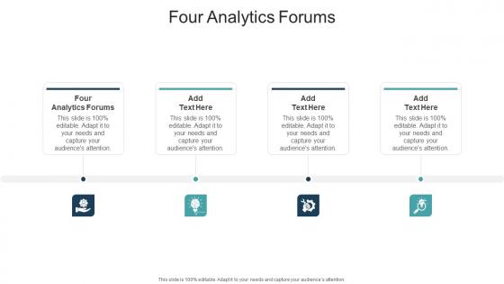 Four Analytics Forums In Powerpoint And Google Slides Cpb
