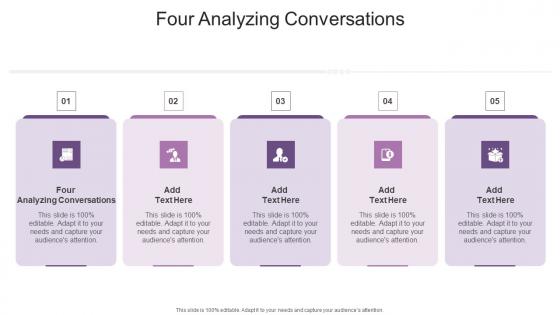 Four Analyzing Conversations In Powerpoint And Google Slides Cpb